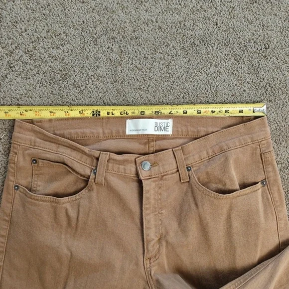 Rustic Dime Mens Khaki Straight Leg Chinos Pants Casual Dress Size 36 - Picture 13 of 14